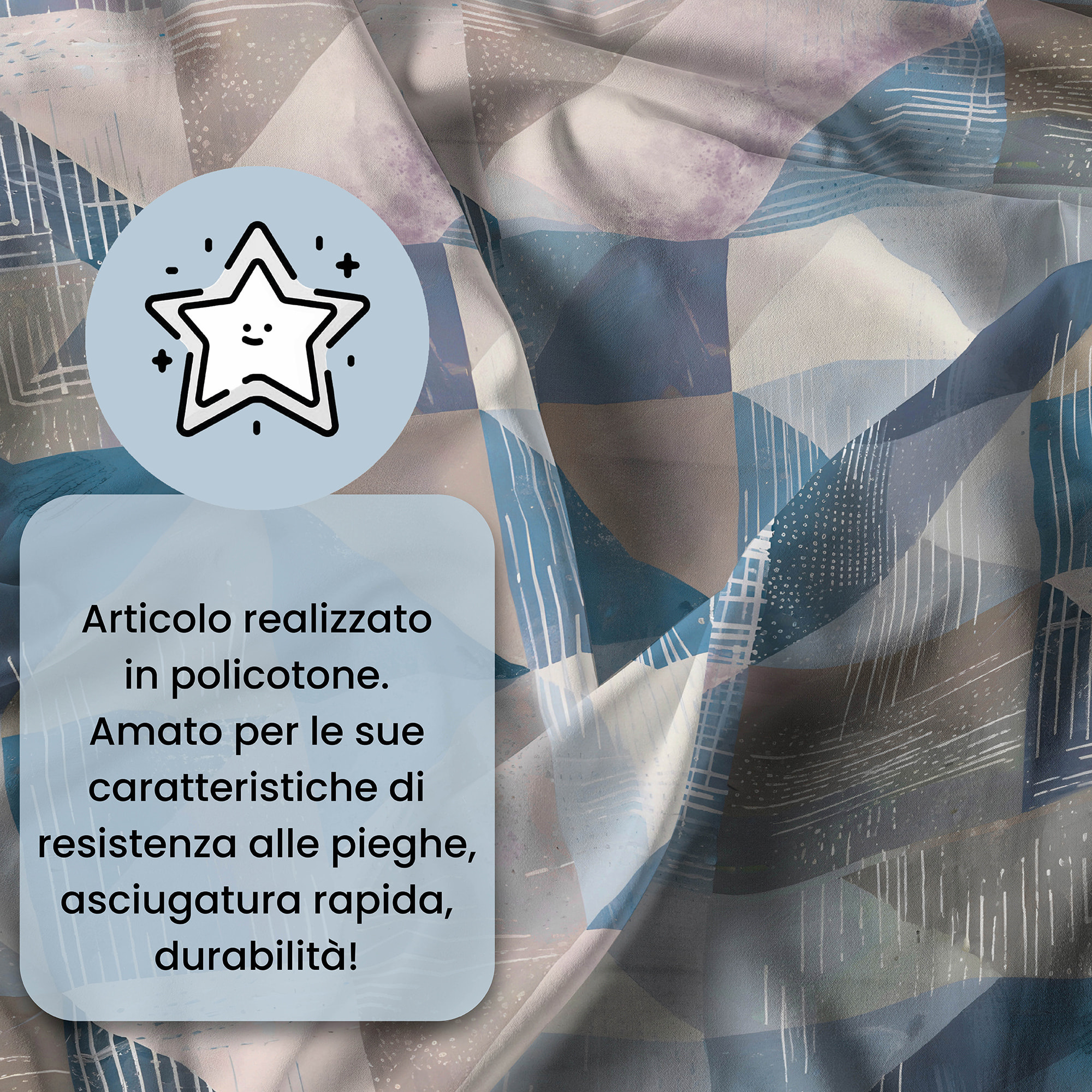 COMPLETO LETTO RIVER SINGOLO SEPIK BLUE