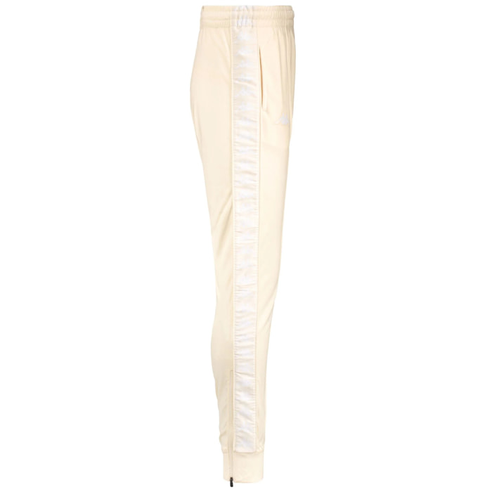 Kappa - Pantaloni Uomo Bianco - 222 Banda Rastoria Slim