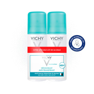 Anti-Transpirant - Déodorant Anti-Traces 2x125 ml