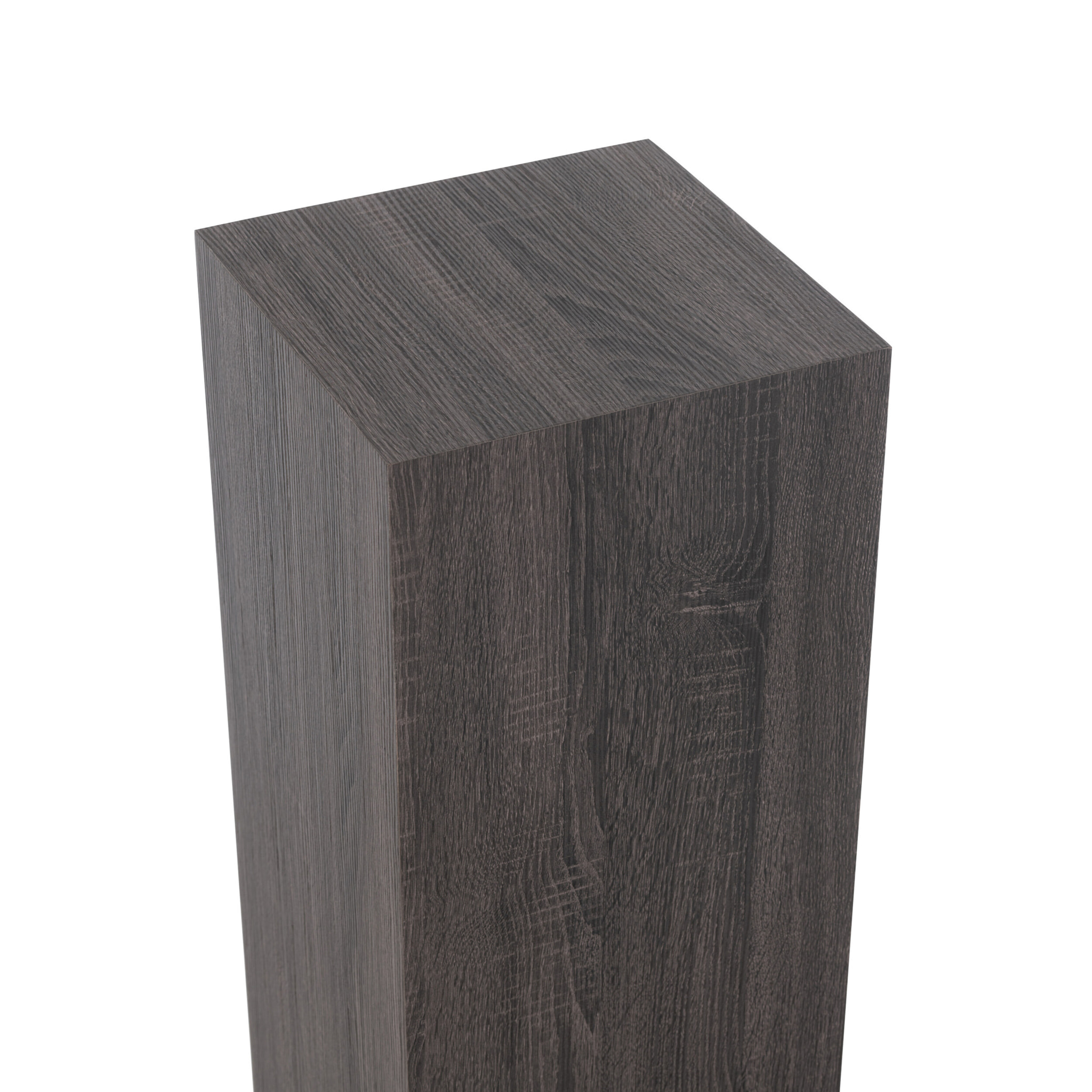 J-Line socle Rectangle - bois - gris - large