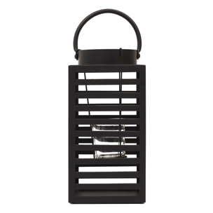 Lanterne En Metal Noir H24.5cm