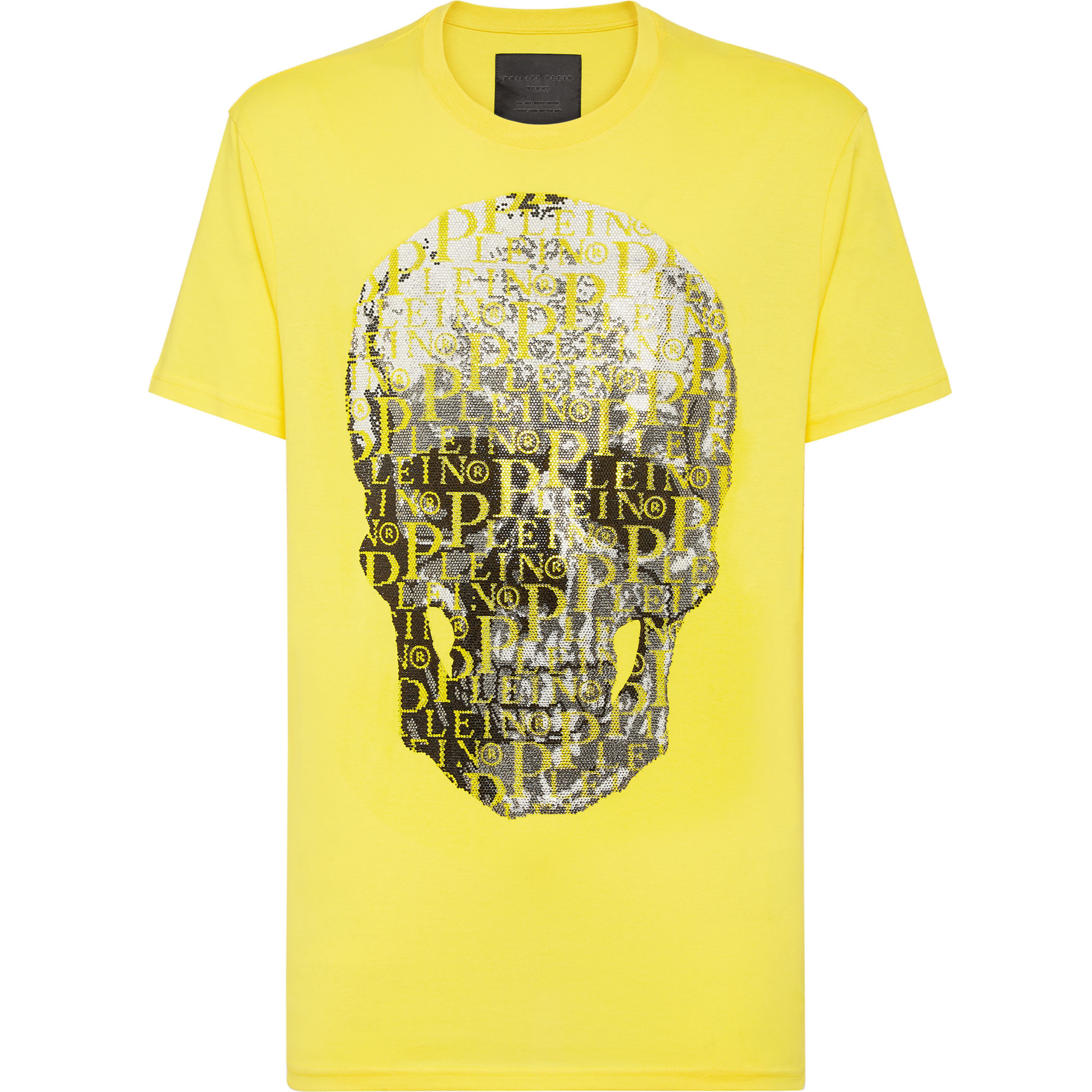 PHILIPP PLEIN T-Shirt Round Neck SKULL AND PLEIN