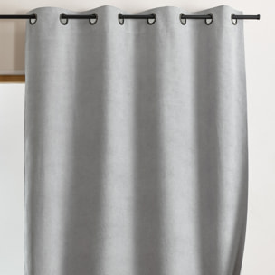 Rideau été occultant thermique anti chaleur KLIMA - Gris Perle