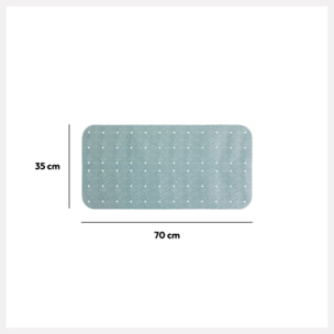 Tapis anti-dérapant 75x35cm Bleu artic Colorama
