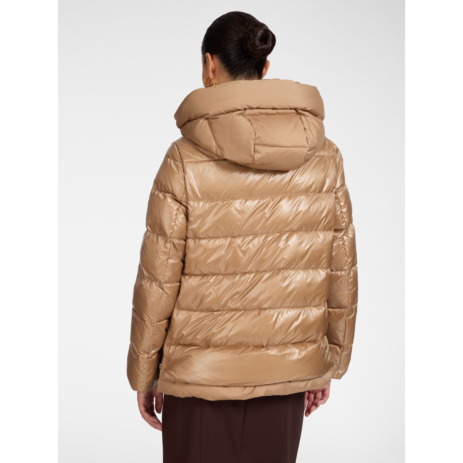 Elena Mirò - Piumino lightweight in nylon trapuntato - Beige