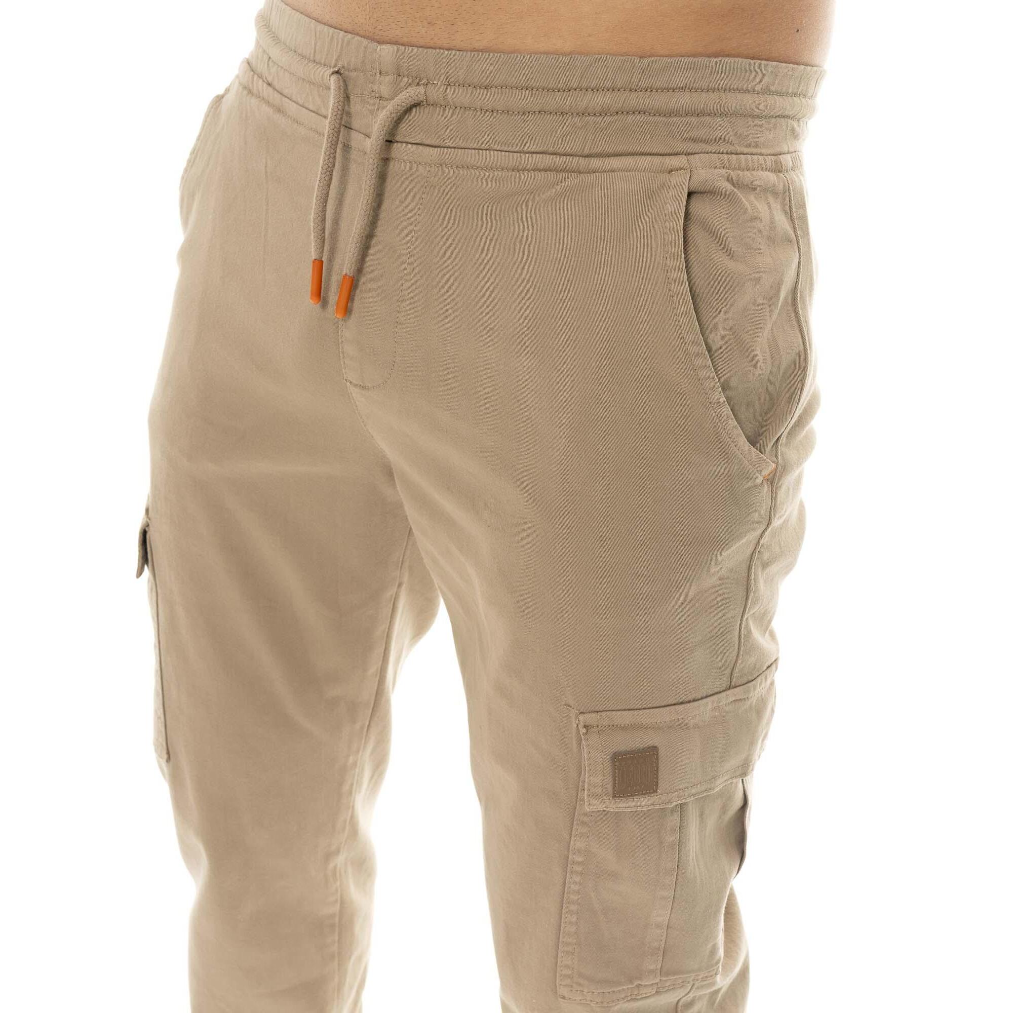 Pantaloni cargo da uomo in twill Leone Military 1947