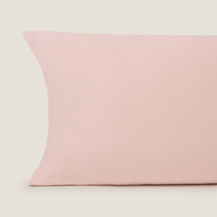 Funda almohada punto algodón Puntib color rosa