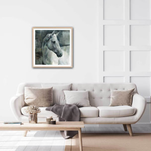 Affiche Oldenbourg portrait Affiche + cadre en bois - Chêne