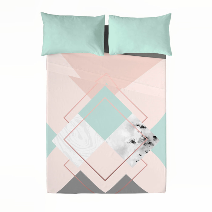 Costura - Juego de Sábanas Estampadas - Incluye 1 o 2 Fundas de Almohada - 100% Algodón - Bjorn