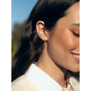 Orecchino Stella  Argento Placcato Oro