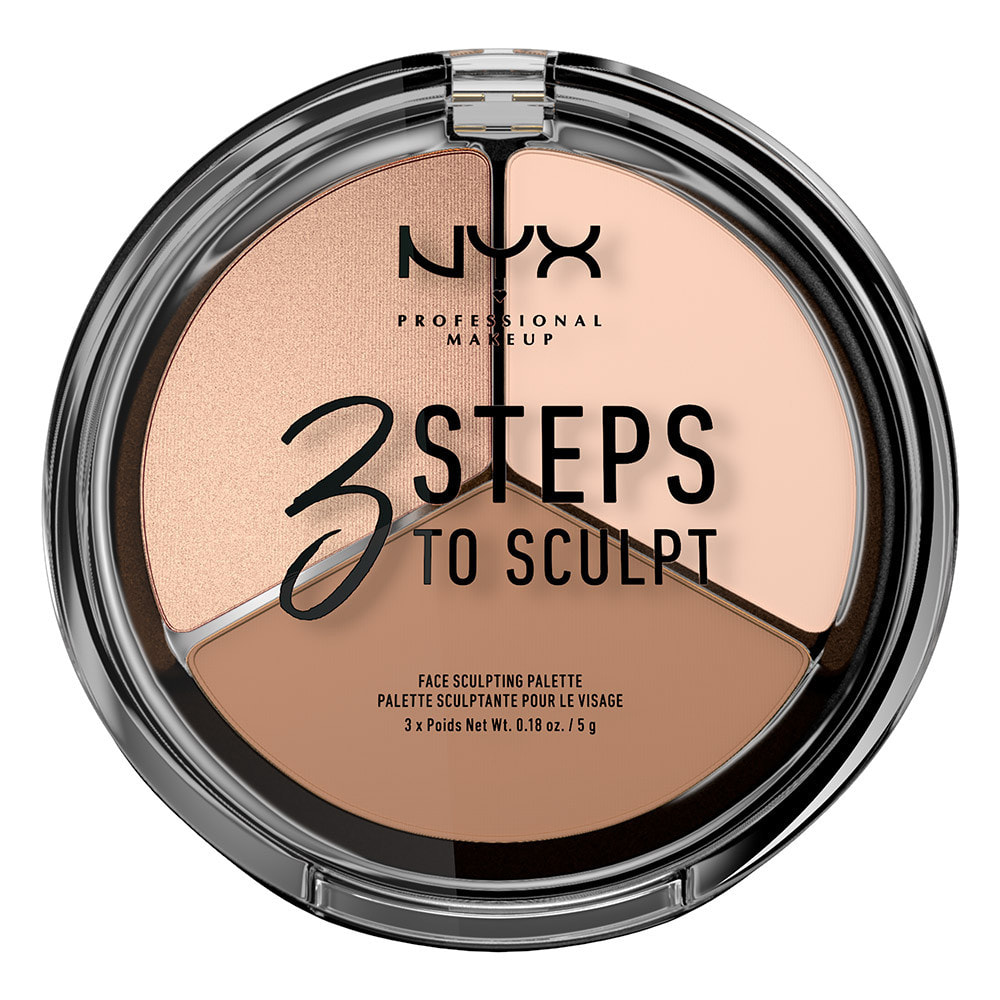 NYX Professional Makeup 3 Steps to Sculpt Palette contouring Fair