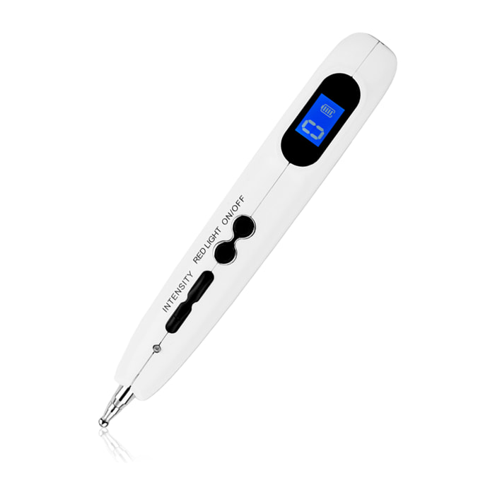 Pluma de acupuntura electrónica SC897. Con pantalla digital, 9 ajustes de intensidad.