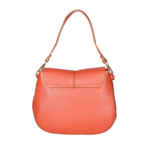 Borsa a spalla da donna Made in Italy - Modello Winona - Vera pelle - 26.0 x 20.0 x 13.0 cm