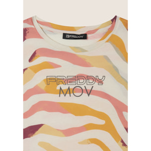 T-shirt Cropped Fantasia Zebrata