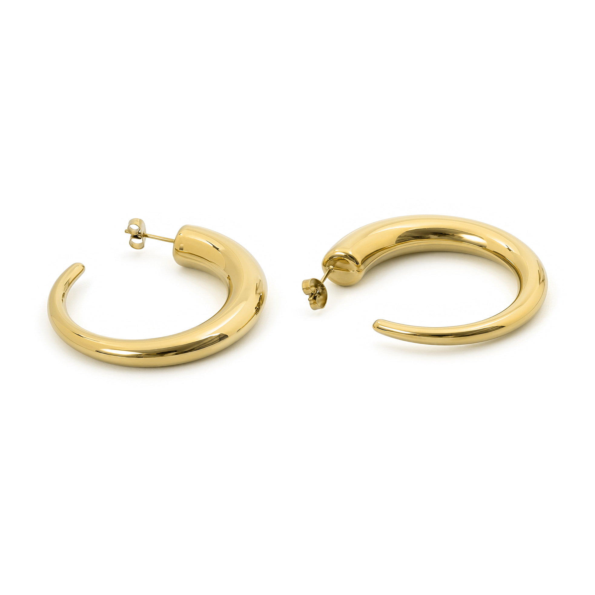 Pendientes Tlidol acabado oro amarillo 18k