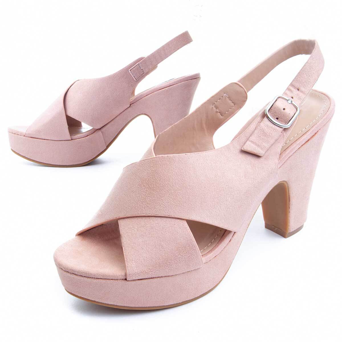 Sandalias de Tacón - Rosa - Altura: 10 cm