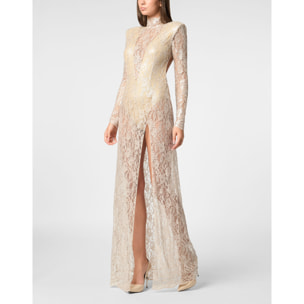 PHILIPP PLEIN Lace Long Dress