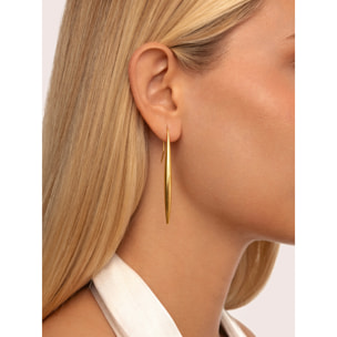 Orecchino Irati  in Acciaio Placcato Oro