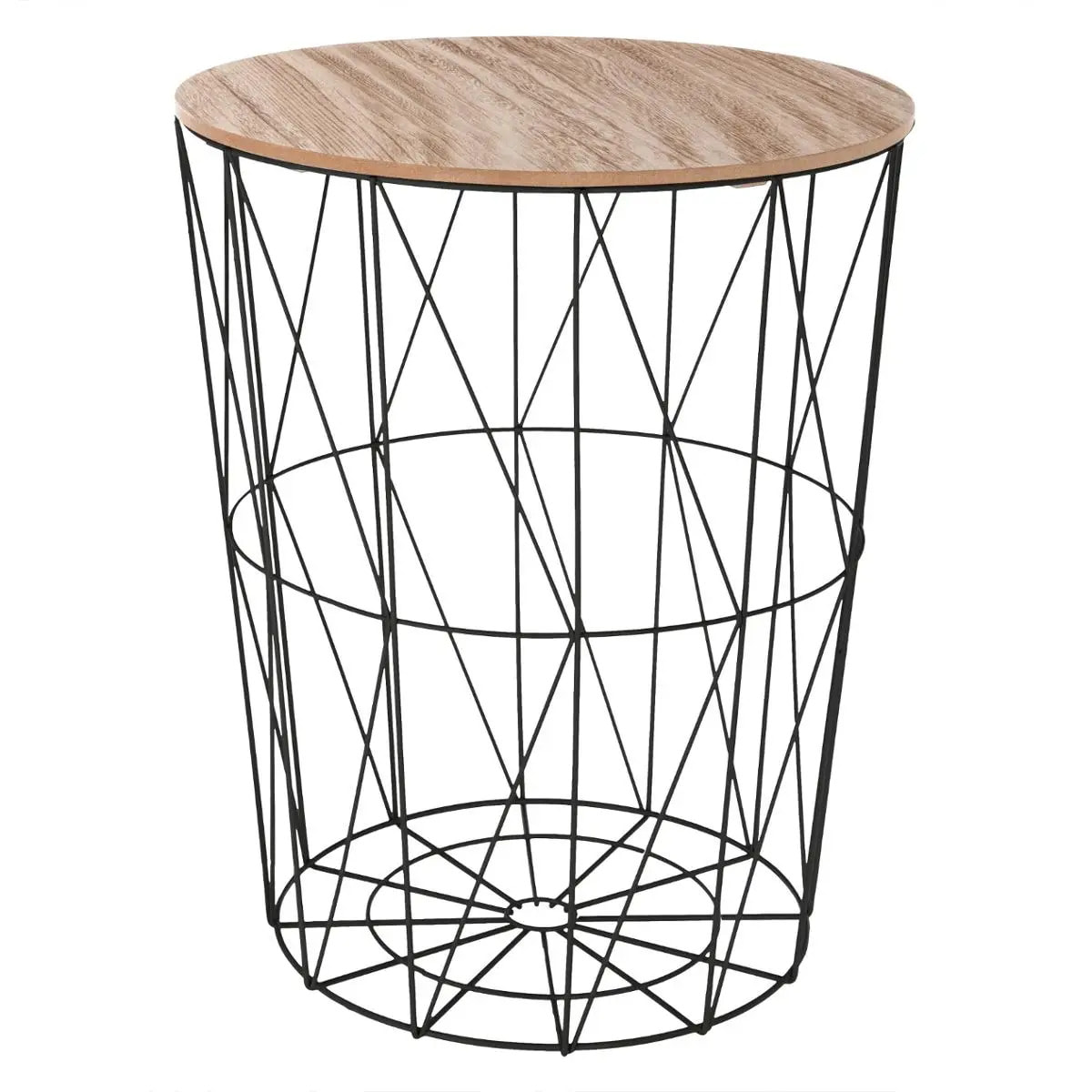 Table d'appoint "Kumi" noir D47cm