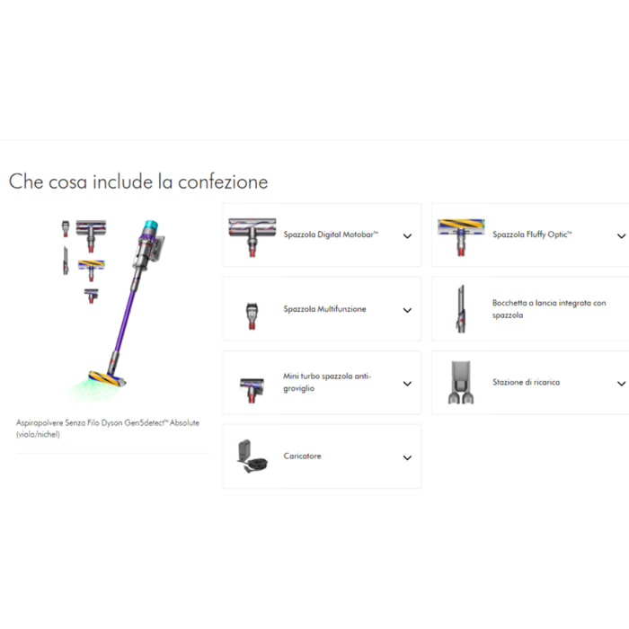 Aspirapolvere senza filo Dyson Gen5detectᵀᴹ Absolute (viola/nichel) | Ricondizionato