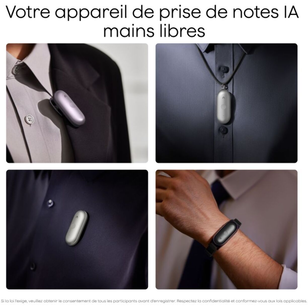 DICTAPHONE PLAUD Note Pin S Violet
