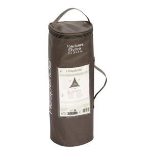 Voile d'ombrage Elyora 3x3x3m gris ardoise