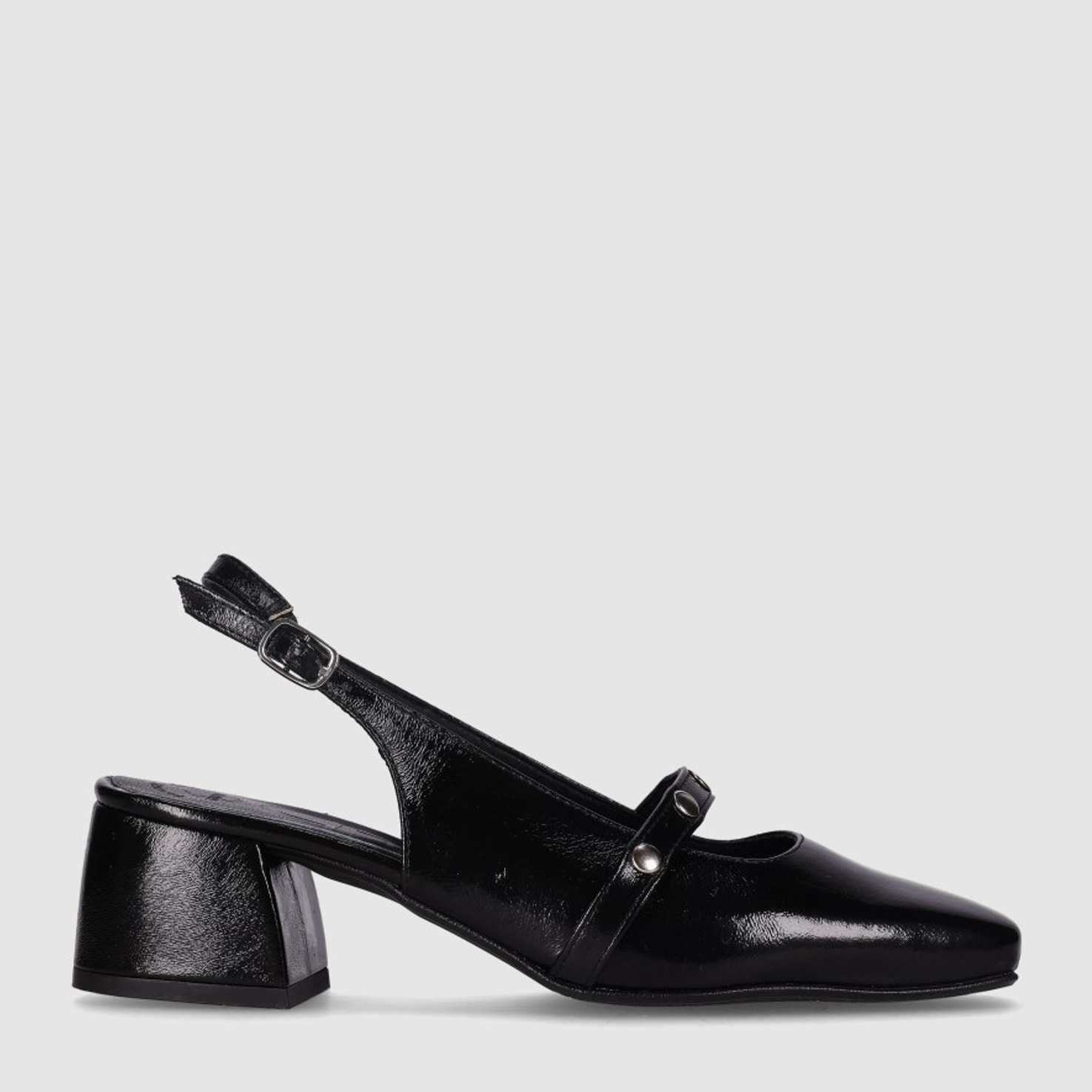 Zapatos - Negro - Tacón: 3 cm