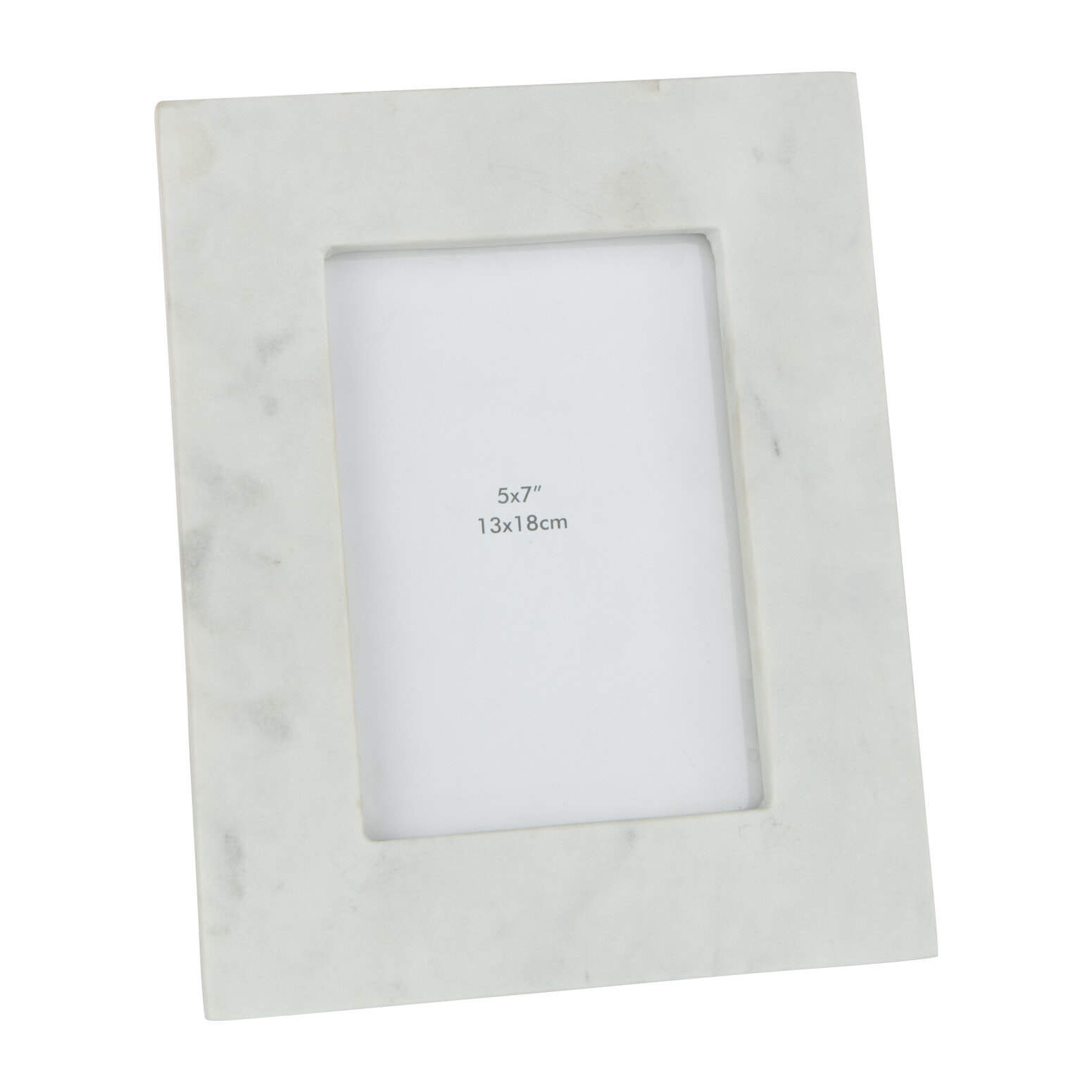 J-Line cadre photo Marbre - pierre - blanc - grand