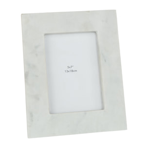 J-Line cadre photo Marbre - pierre - blanc - grand