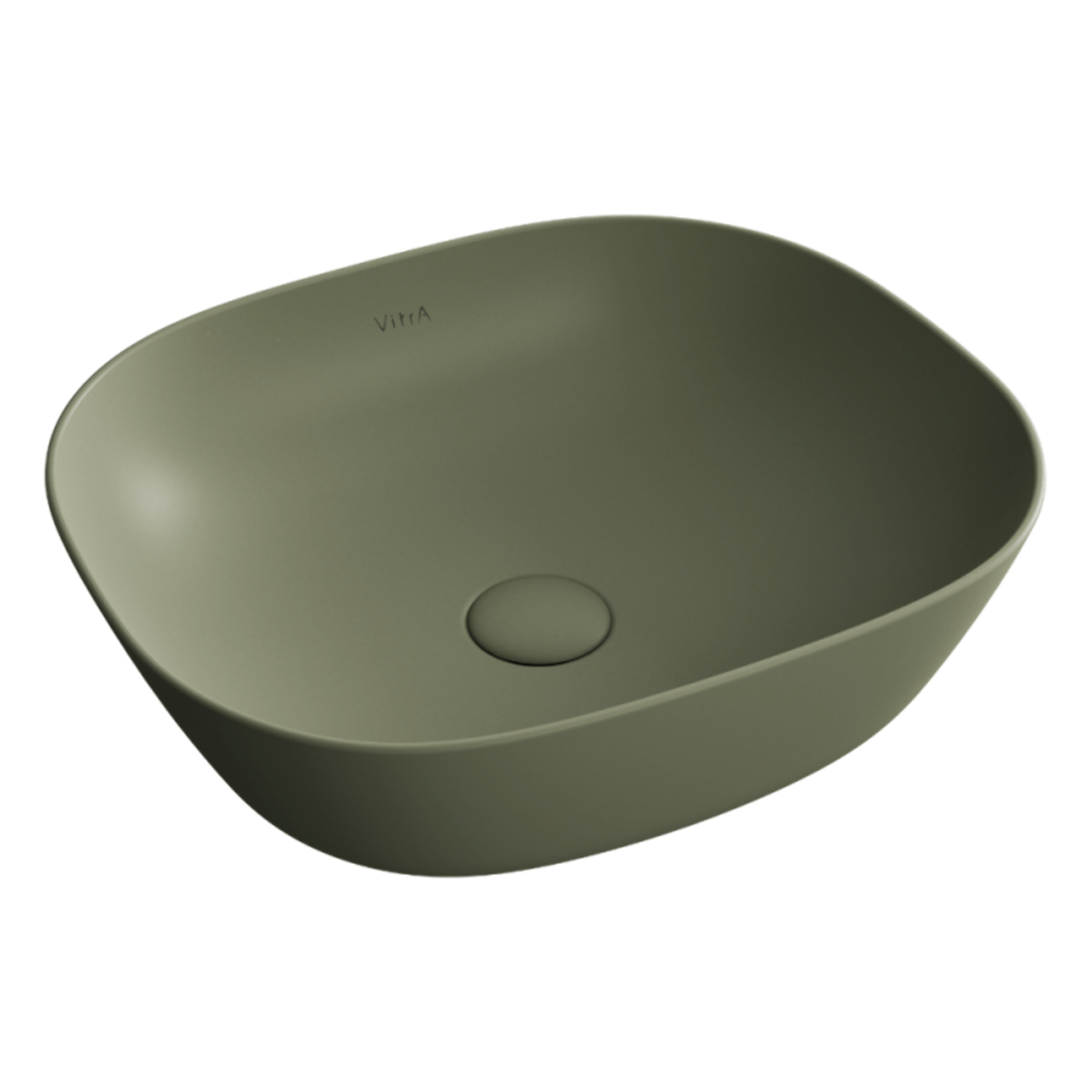 Vasque à poser Plural Clean vert mousse mat