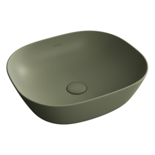 Vasque à poser Plural Clean vert mousse mat
