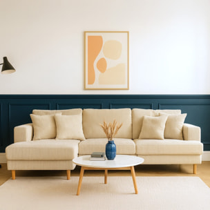 Canapé d'angle à gauche convertible 4 places - MARCEAU