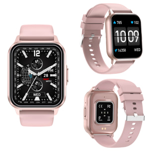 Smartwatch ZW36 con notifiche delle App, vari modalità sportive. Monitor della pressione e dell'ossigeno, termometro.