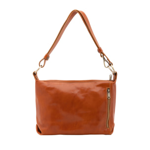 Borsa a spalla da donna - Modello False - 100% pelle - 38.0 x 23.0 x 10.0 cm