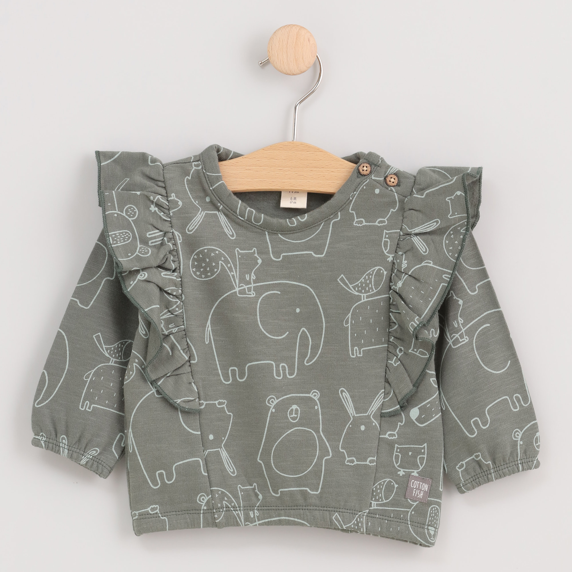 Sudadera felpa Animalitos Girl