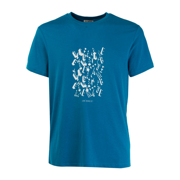 BIKKEMBERGS t-shirt uomo mediterranian blue