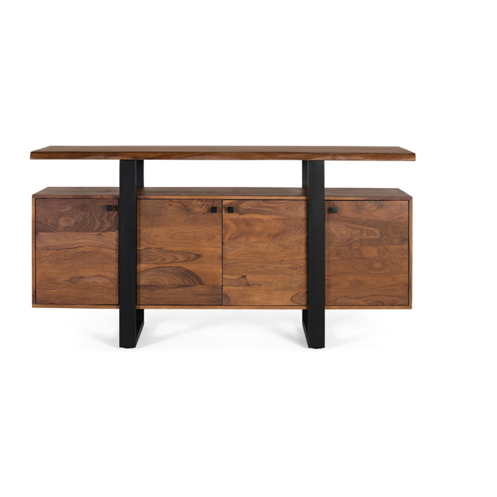 Aparador de Madera de Palisandro Estilo Industrial