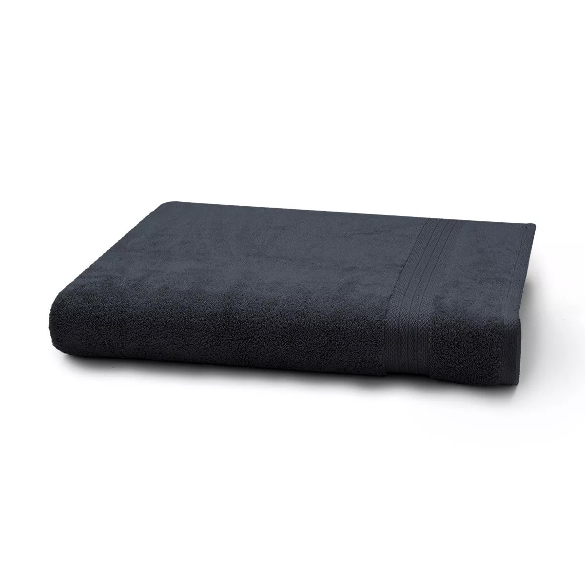 Drap de bain pur coton 550 g/m² uni marine Elea navy