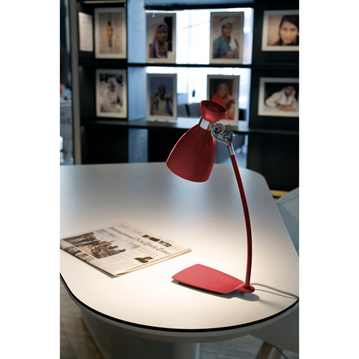 RETRO Lámpara de sobremesa rojo