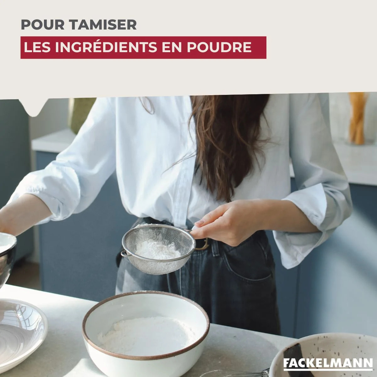 Passoire Chinois en inox Fackelmann