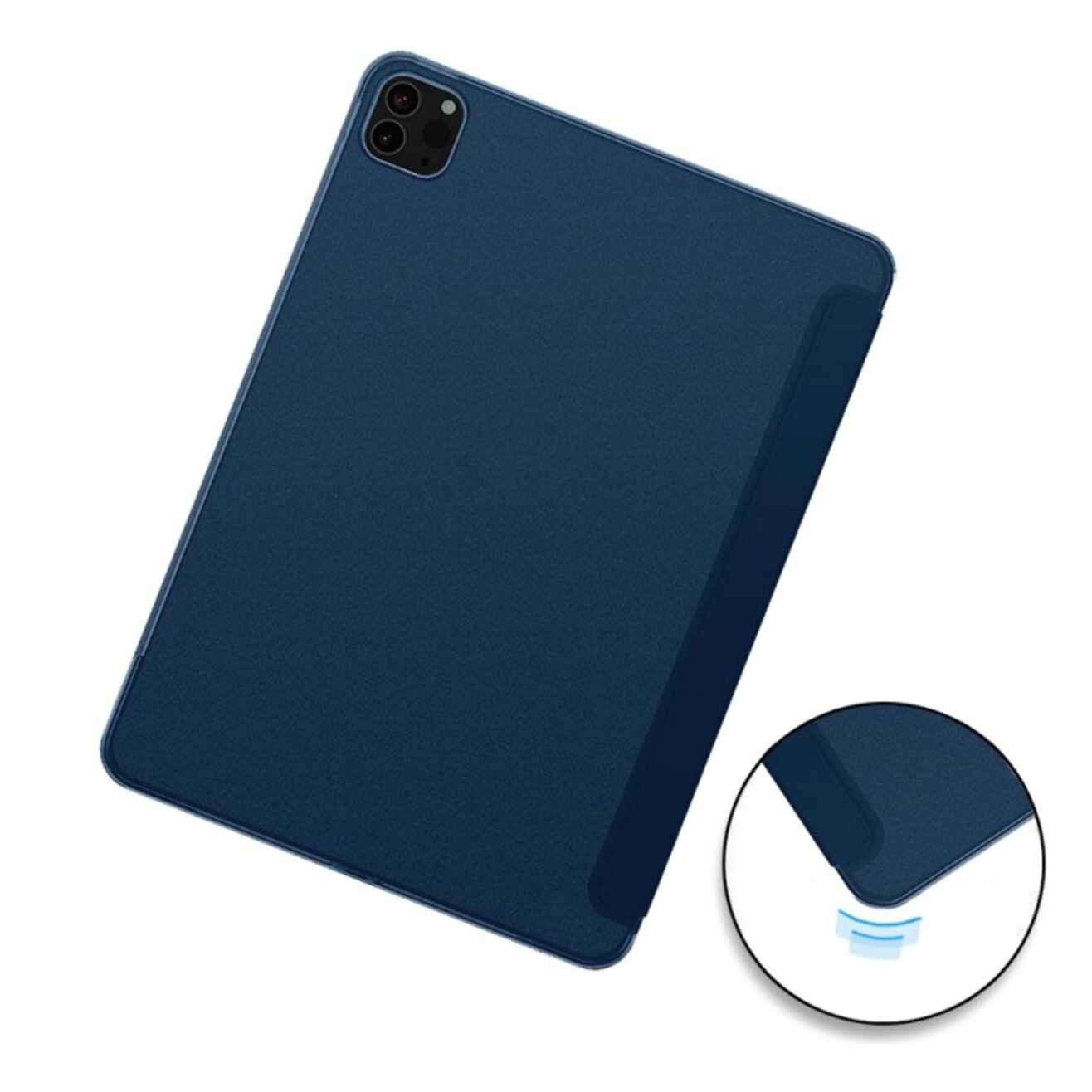 Etui Smart Cover iPad Pro 11' (2018/2020/2021) / iPad Air 4 (2020) / iPad Air 5 (2022) Bleu à rabat avec support