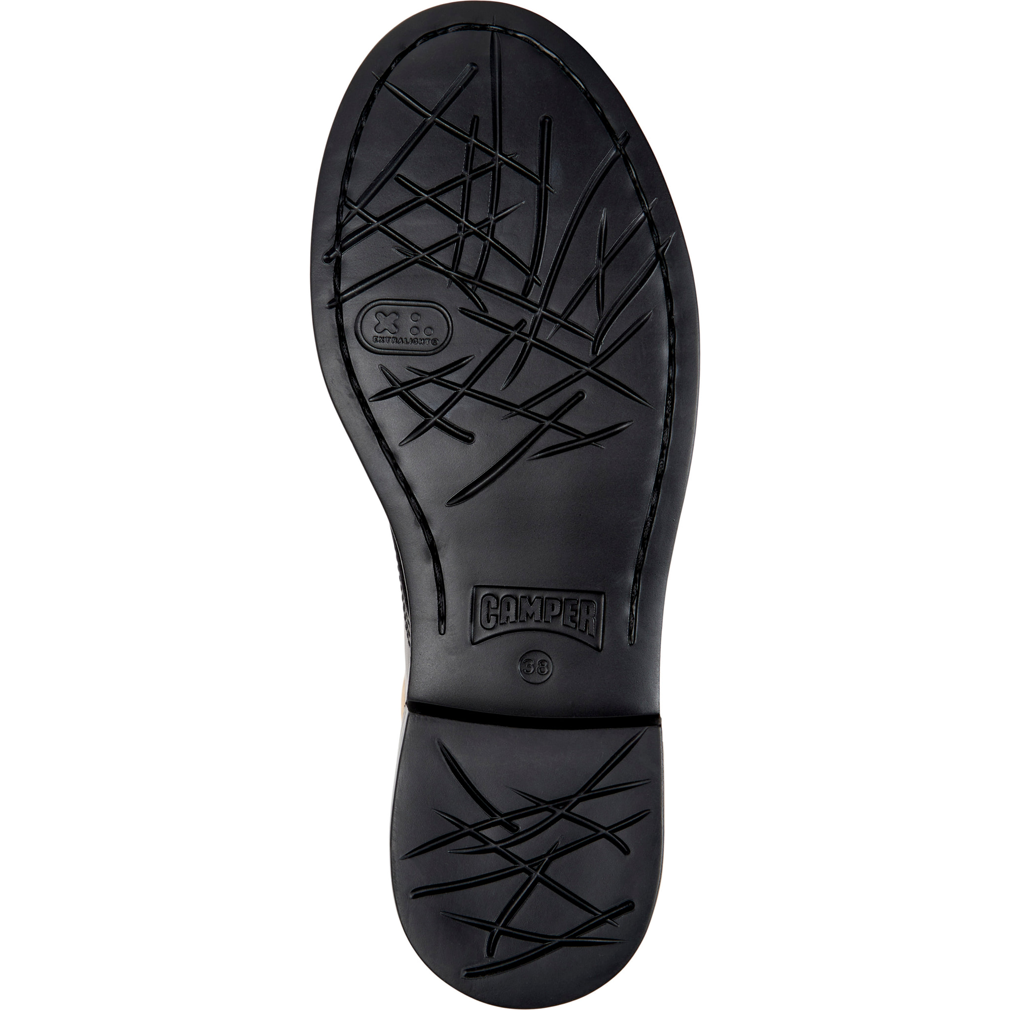 Scarpe stringate - CAMPER Dean Twins - Nero - Pelle liscia