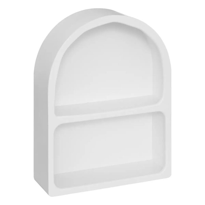 Etagère murale "Rivi" 45x35cm blanc