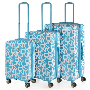 Juego De Maletas Pc Dkny Dkny-626 Signature Hardside Sky Blue