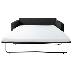 Canapé 3 places convertible gris BASTIEN