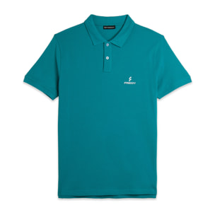 Polo Uomo in Piquet di Cotone 100% con Logo