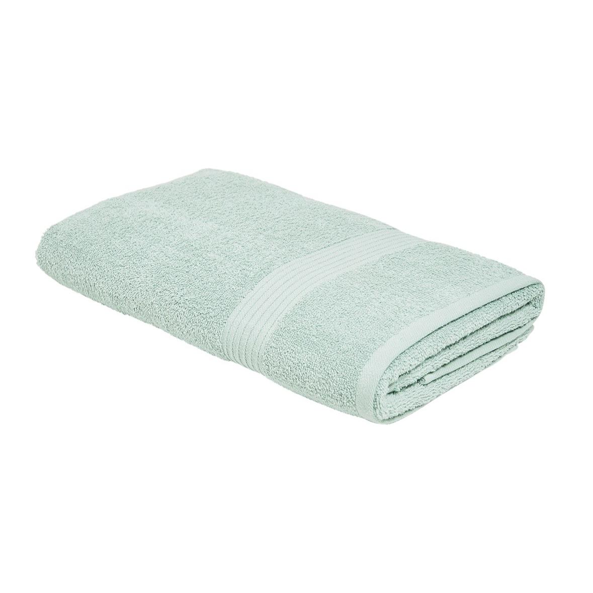 Drap de bain uni ESSENTIAL vert