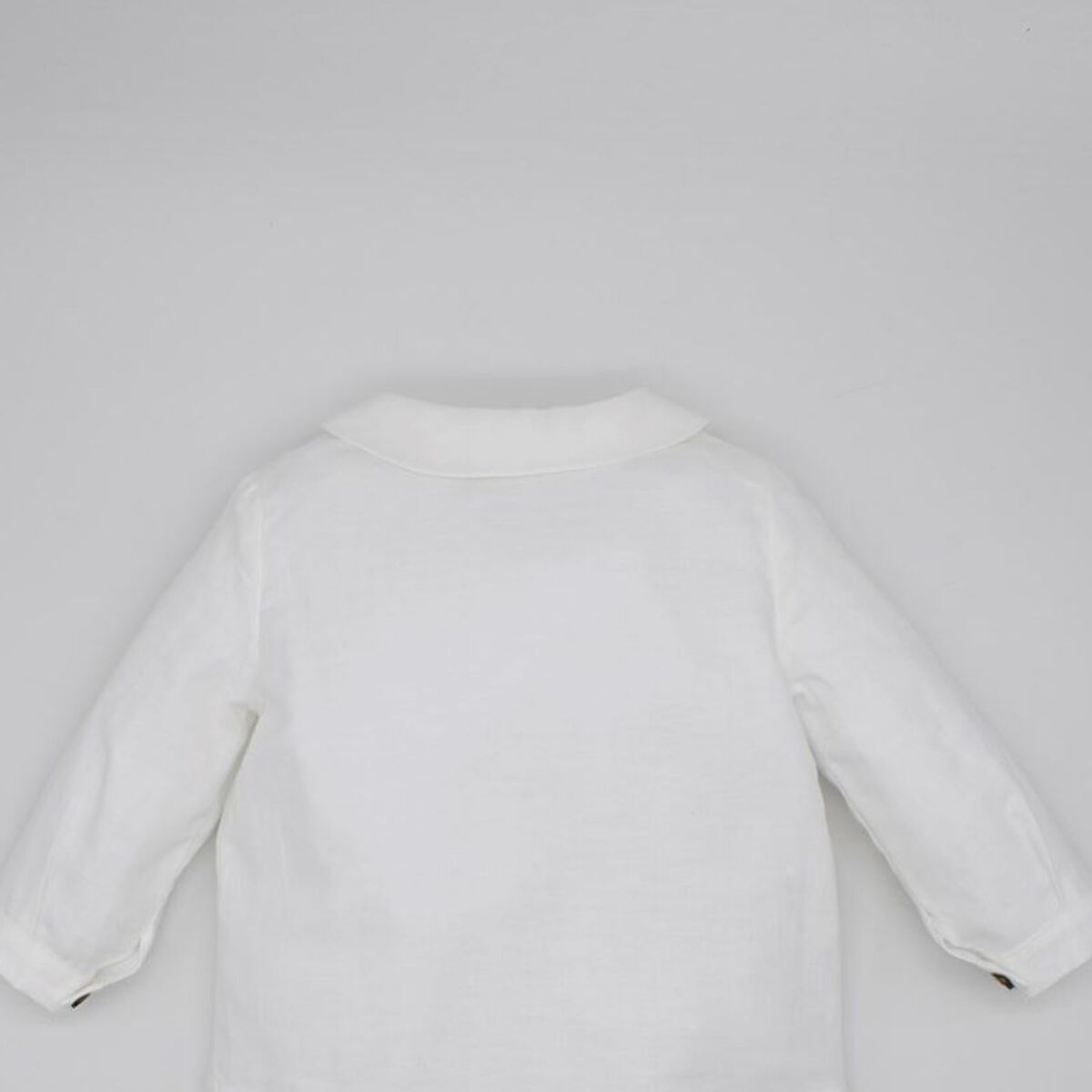 CAMISA VIELLA CUELLO MAO CON BOLSILLO CRUDA