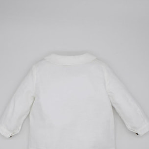 CAMISA VIELLA CUELLO MAO CON BOLSILLO CRUDA