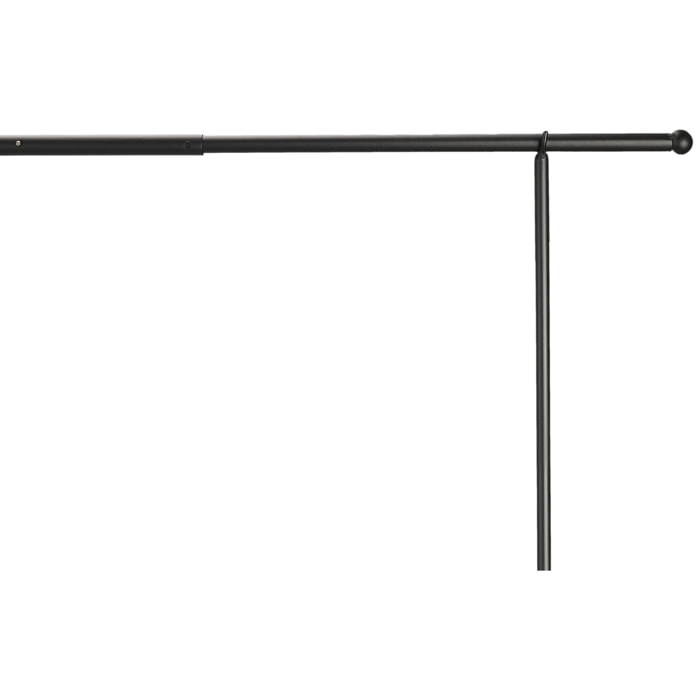 Barre Deco De Table Ajustable Interieur Et Exterieur Noir